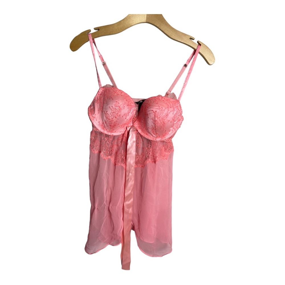 Victorias Secret Sheer nightie Pink 36C Flaw